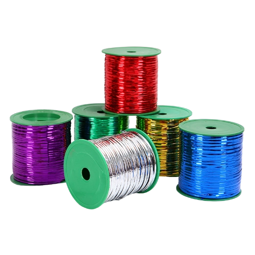 Ảnh sản phẩm Cuộn dây kẽm thiếc kim tuyến mềm uốn cành hoa, bọc quà trang trí 300yard 1