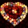 Hộp 50 nến Tealight trang trí hình trái tim không mùi không khói ảnh 4
