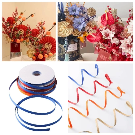 Ảnh sản phẩm Sợi dây mây nhân tạo, tạo hình trang trí giỏ hoa quà 1,2cm x 25yard 1