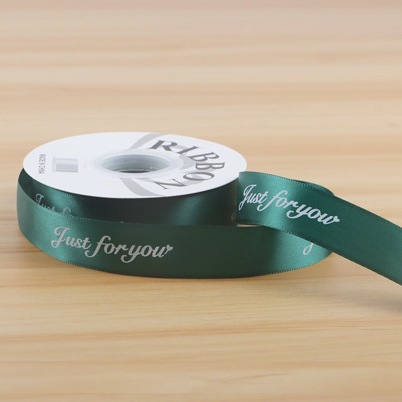 Dây ruy băng lụa satin Just For You in chữ nhiều màu gói hoa buộc quà bản 2.5cm x 30yard ảnh 16