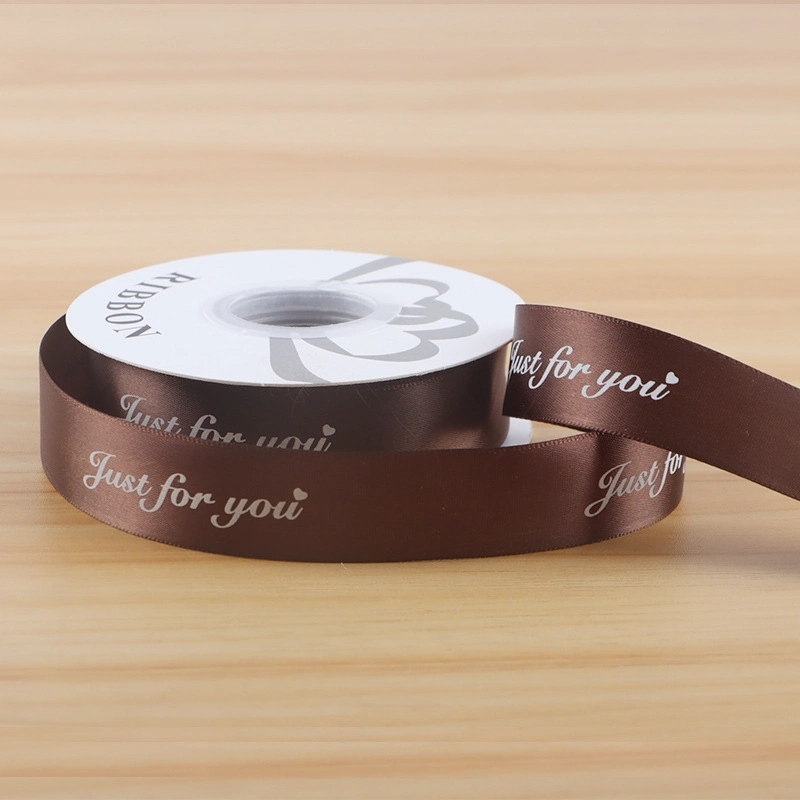 Dây ruy băng lụa satin Just For You in chữ nhiều màu gói hoa buộc quà bản 2.5cm x 30yard ảnh 19