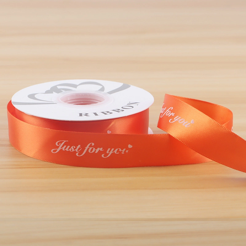 Dây ruy băng lụa satin Just For You in chữ nhiều màu gói hoa buộc quà bản 2.5cm x 30yard ảnh 31