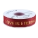 Dây ruy băng gân in chữ đồng Love Is Eternal bản 2.5cm x 30yard nhiều màu  ảnh 16