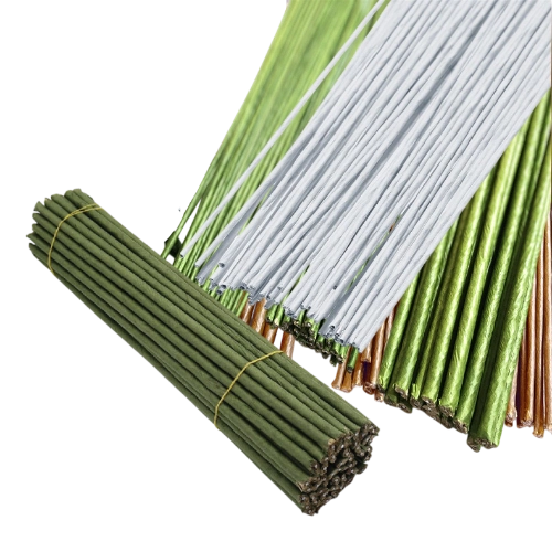 Ảnh sản phẩm Kẽm cành bọc giấy 2 lớp  làm hoa giả túi 200gr 1