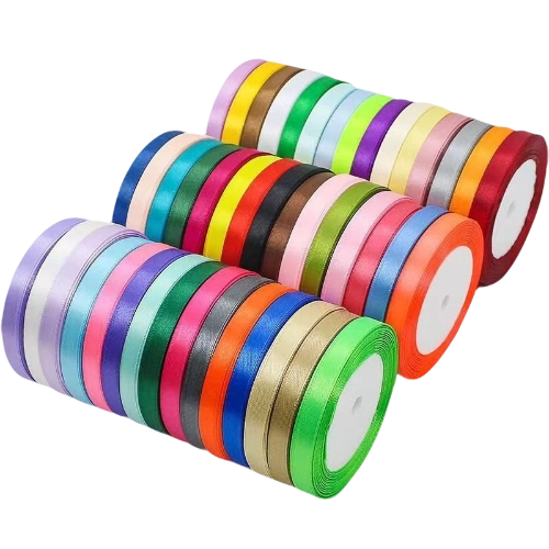Ảnh sản phẩm  Ruy băng lụa Satin lõi xốp 1cm x 22m x (5 cuộn) 1