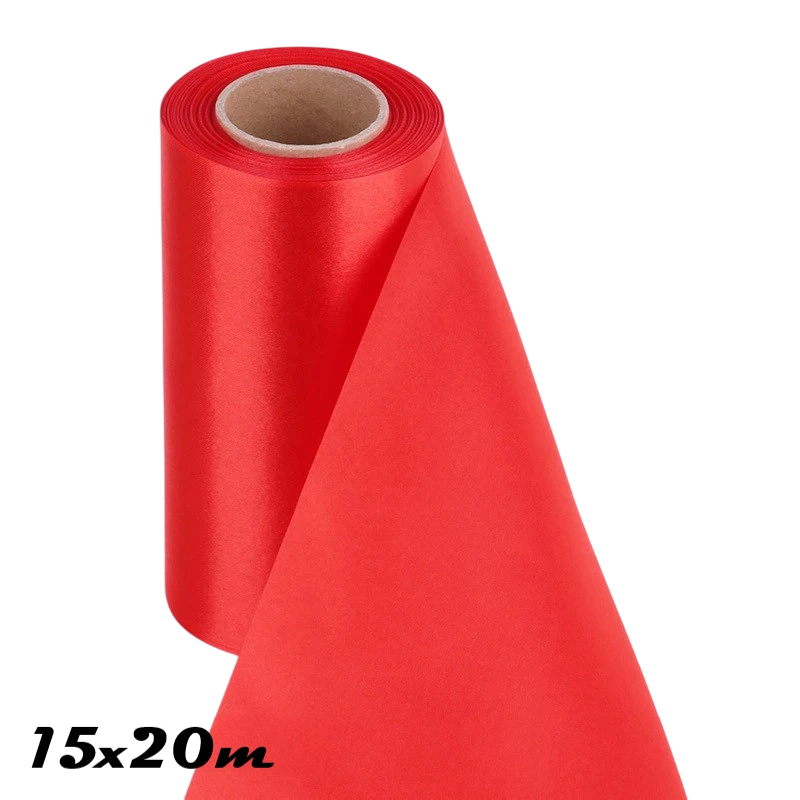 Ruy băng đỏ lụa satin khổ lớn ảnh 15