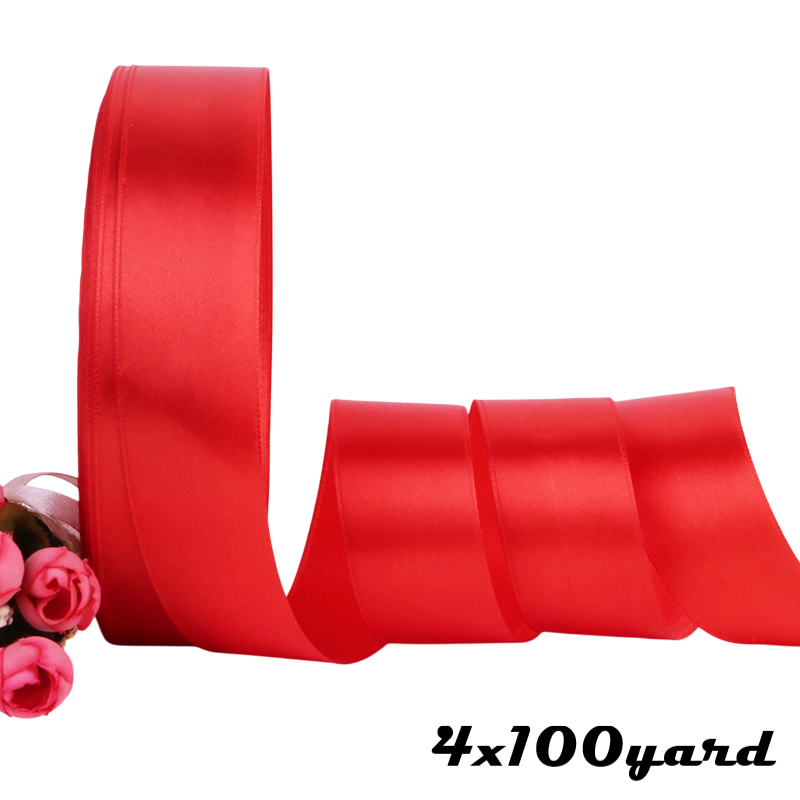 Ruy băng đỏ lụa satin khổ lớn ảnh 12