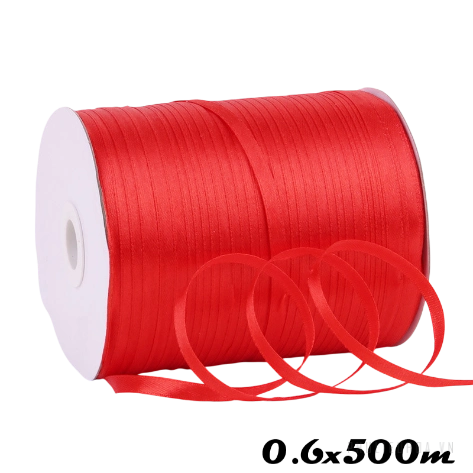 Ruy băng đỏ lụa satin khổ lớn ảnh 7