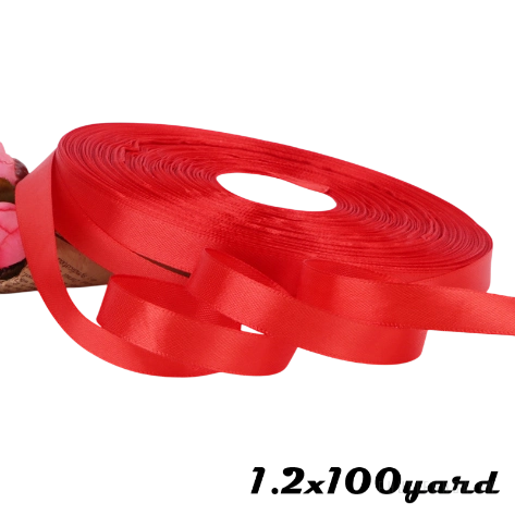 Ruy băng đỏ lụa satin khổ lớn ảnh 9