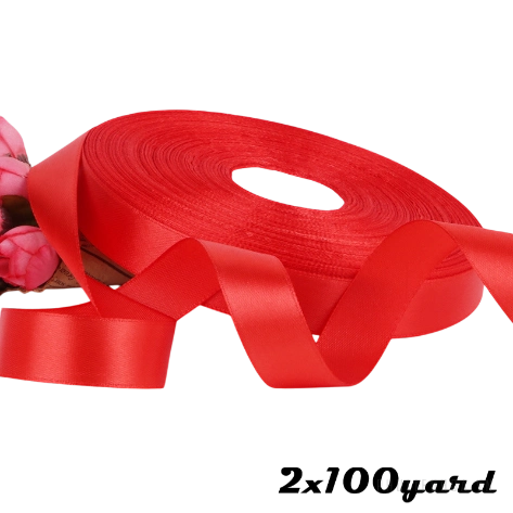 Ruy băng đỏ lụa satin khổ lớn ảnh 10