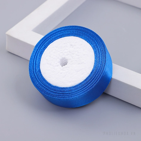  Ruy băng lụa Satin lõi xốp 2.5cm x 22m ảnh 13