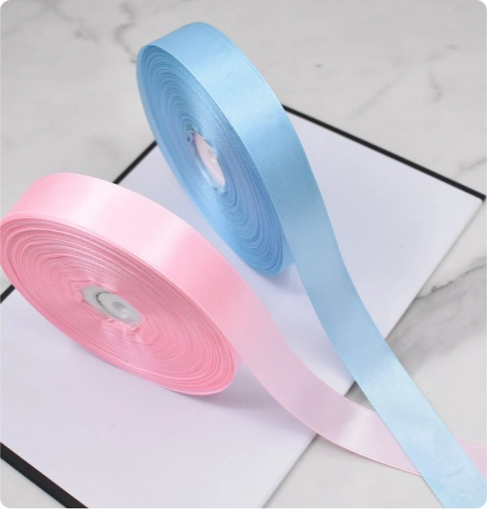 Cuộn ruy băng lụa satin trơn khổ 100yard lõi xốp ảnh 4