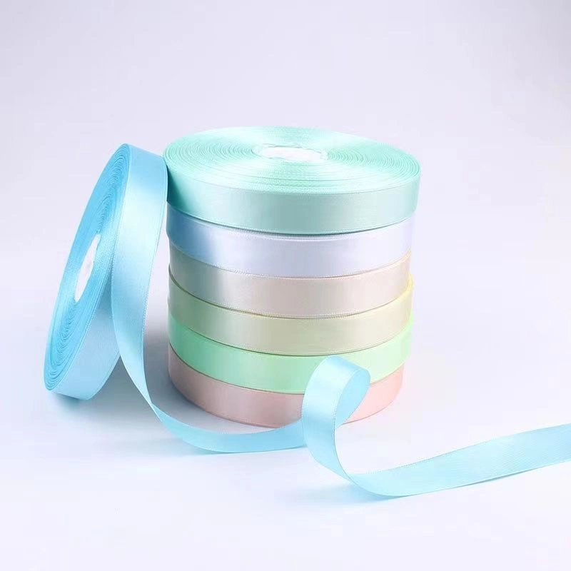 Cuộn ruy băng lụa satin trơn khổ 100yard lõi xốp ảnh 5