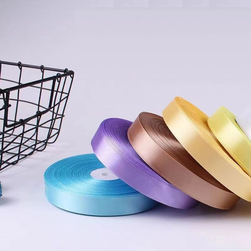 Cuộn ruy băng lụa satin trơn khổ 100yard lõi xốp ảnh 6