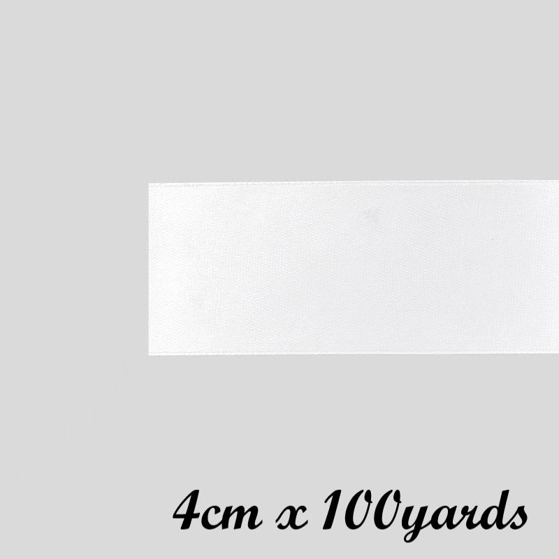 Cuộn ruy băng lụa satin trơn khổ 100yard lõi xốp ảnh 10