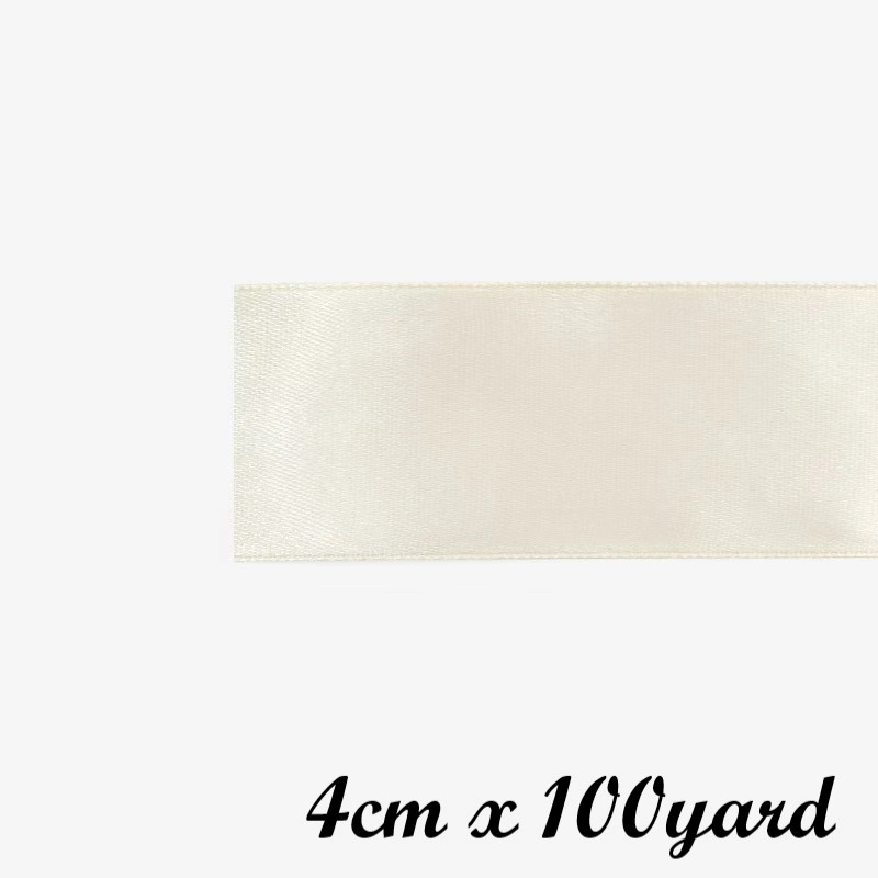 Cuộn ruy băng lụa satin trơn khổ 100yard lõi xốp ảnh 11