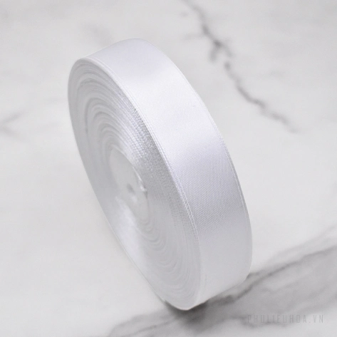 Cuộn ruy băng lụa satin trơn khổ 100yard lõi xốp ảnh 9