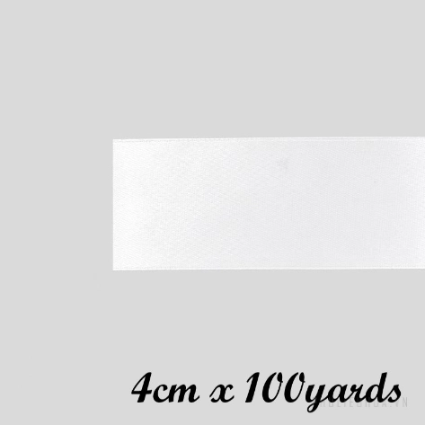 Cuộn ruy băng lụa satin trơn khổ 100yard lõi xốp ảnh 10