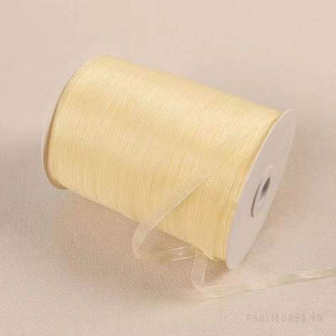 Cuộn 450m ruy băng voan trong suốt bản 1cm làm nơ handmade, trang trí hộp quà  ảnh 14