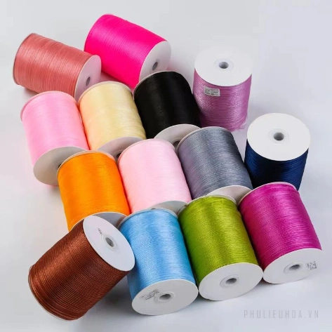 Cuộn 450m ruy băng voan trong suốt bản 1cm làm nơ handmade, trang trí hộp quà  ảnh 7