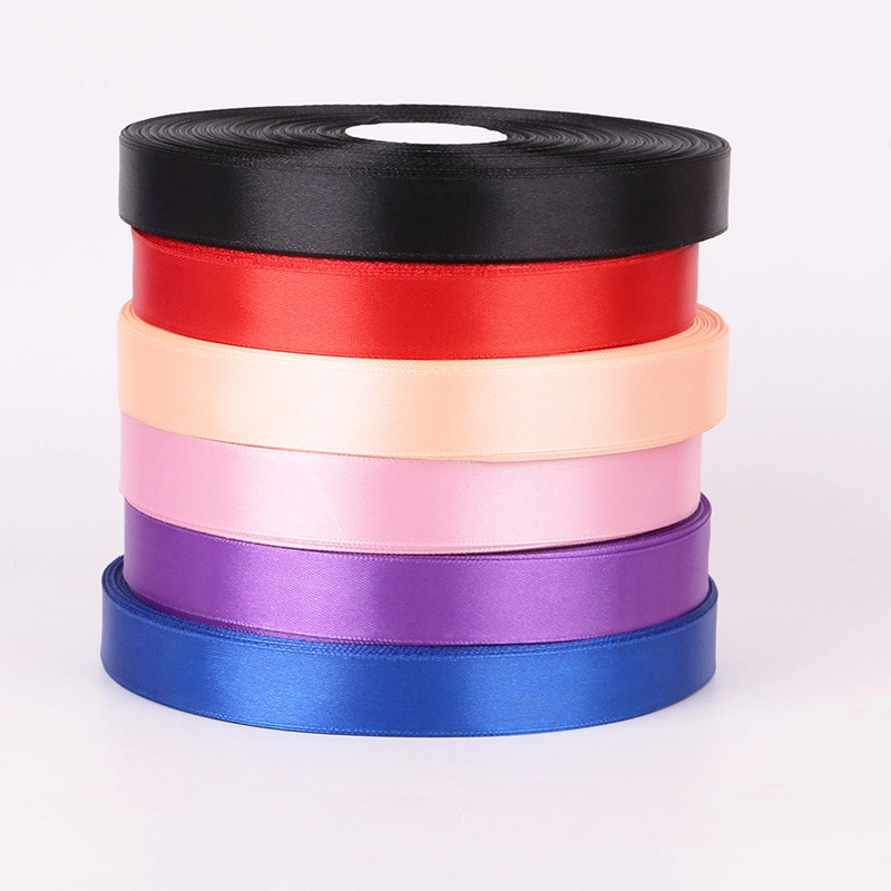 Cuộn ruy băng lụa satin trơn khổ 2cm x 100yard lõi xốp ảnh 10