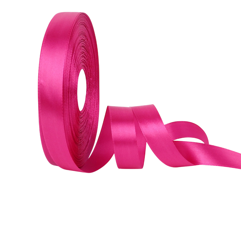 Cuộn ruy băng lụa satin trơn khổ 2cm x 100yard lõi xốp ảnh 27