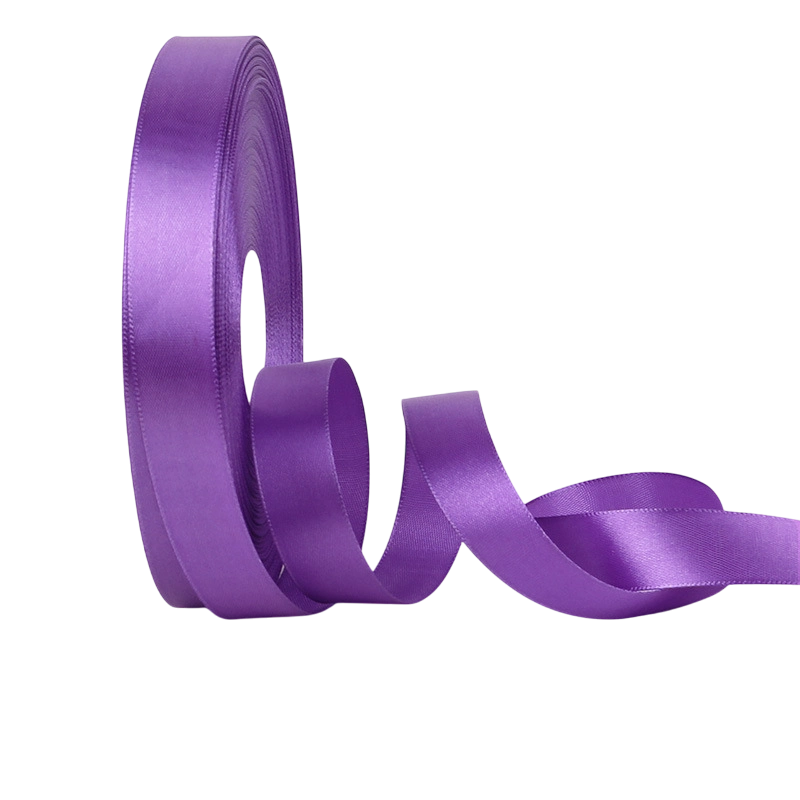 Cuộn ruy băng lụa satin trơn khổ 2cm x 100yard lõi xốp ảnh 30