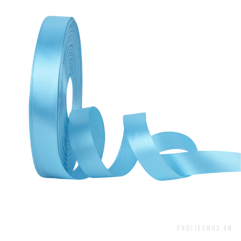 Cuộn ruy băng lụa satin trơn khổ 2cm x 100yard lõi xốp ảnh 16