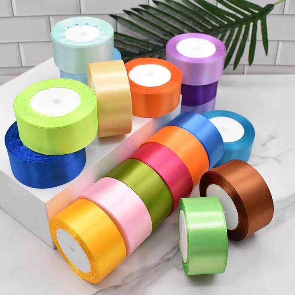 Cuộn ruy băng lụa Satin lõi xốp 4cm x 22m ảnh 3