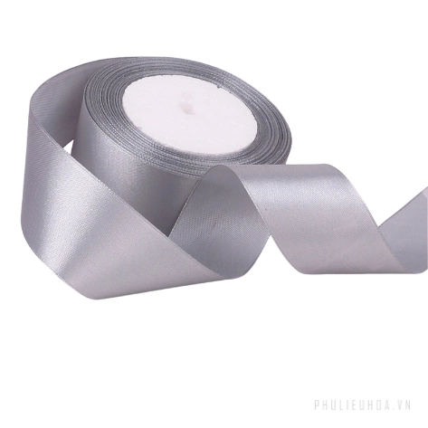 Cuộn ruy băng lụa Satin lõi xốp 4cm x 22m ảnh 28