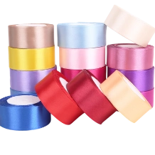 Ảnh sản phẩm Cuộn ruy băng lụa Satin lõi xốp 4cm x 22m 1