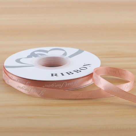 Ruy băng lụa satin Just For You gói hoa buộc quà bản 1cm x 32yard ảnh 5