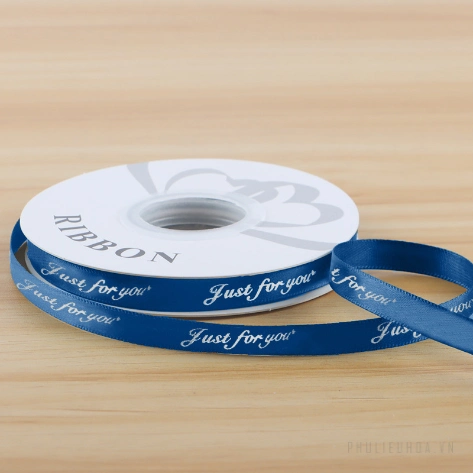 Ruy băng lụa satin Just For You gói hoa buộc quà bản 1cm x 32yard ảnh 15