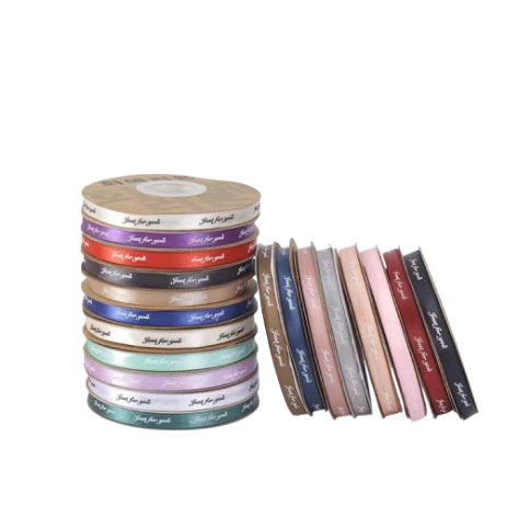 Ruy băng lụa satin Just For You gói hoa buộc quà bản 1cm x 32yard ảnh 1
