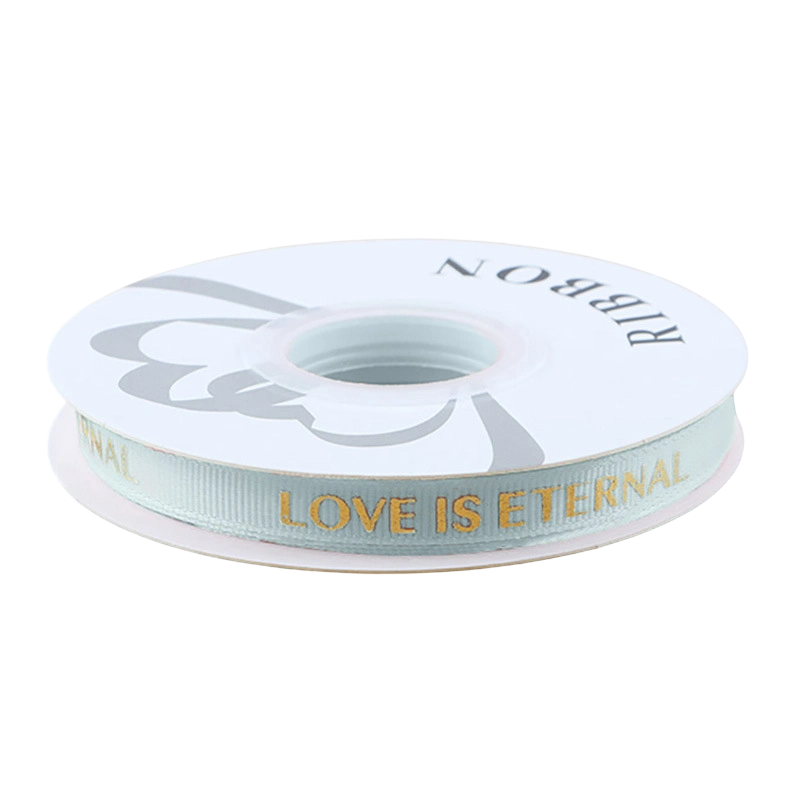 Dây ruy băng gân in chữ đồng Love Is Eternal bản 1cm 32yard nhiều màu  ảnh 10