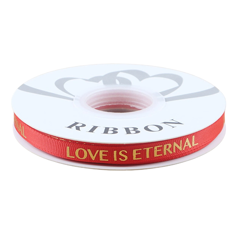 Dây ruy băng gân in chữ đồng Love Is Eternal bản 1cm 32yard nhiều màu  ảnh 17
