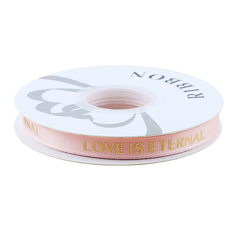 Dây ruy băng gân in chữ đồng Love Is Eternal bản 1cm 32yard nhiều màu  ảnh 18