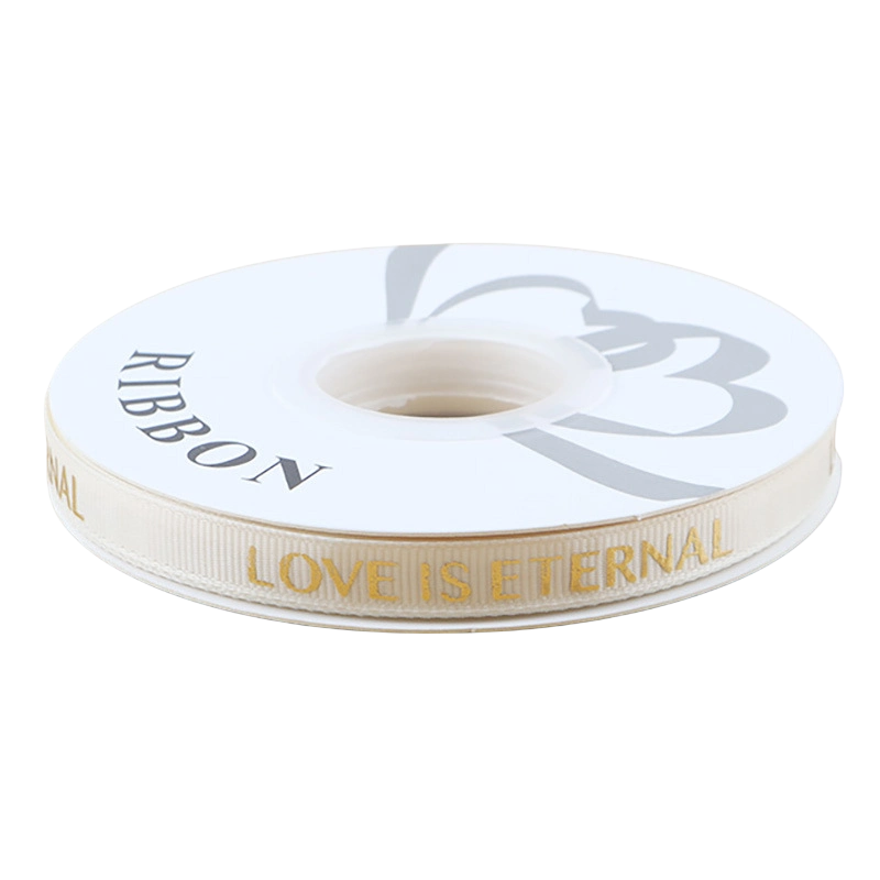Dây ruy băng gân in chữ đồng Love Is Eternal bản 1cm 32yard nhiều màu  ảnh 19