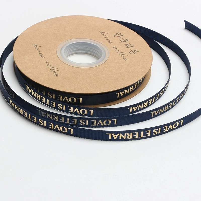 Dây ruy băng gân in chữ đồng Love Is Eternal bản 1cm 32yard nhiều màu  ảnh 22