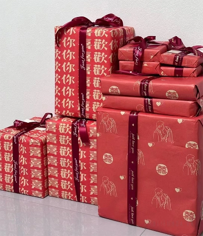 Ruy băng satin in chữ nhũ đồng Just Love You khổ 2.5cm x 32yard ảnh 6