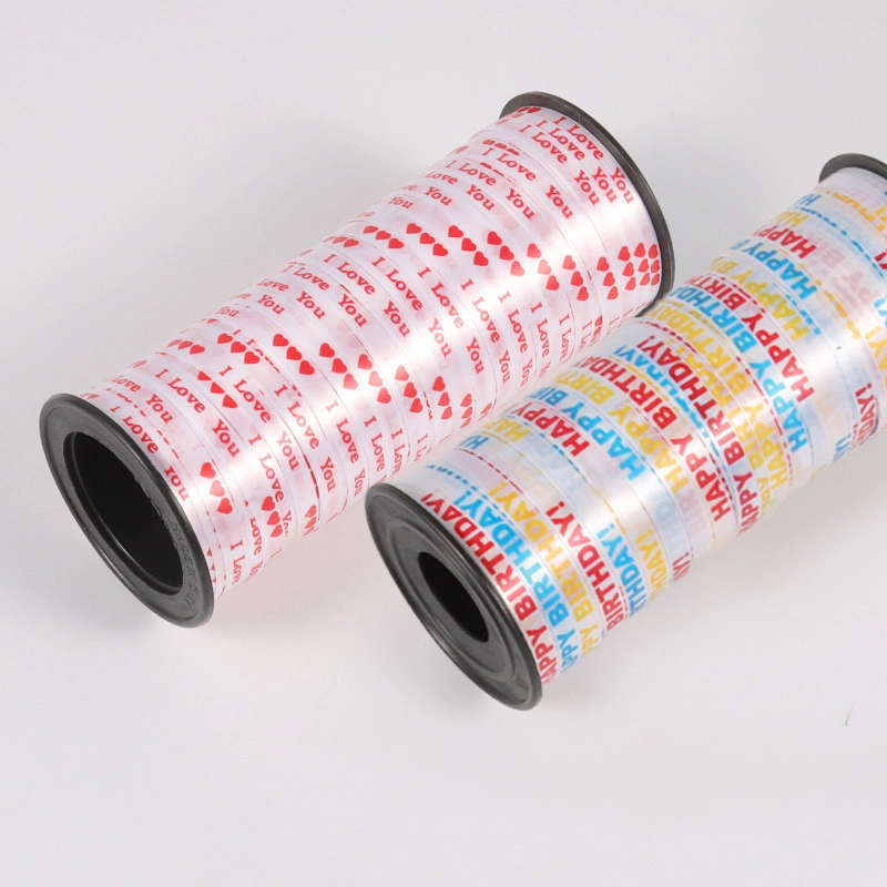 Ruy băng nhựa bản 0.5mm x 100yard cột bóng, gói quà ảnh 2