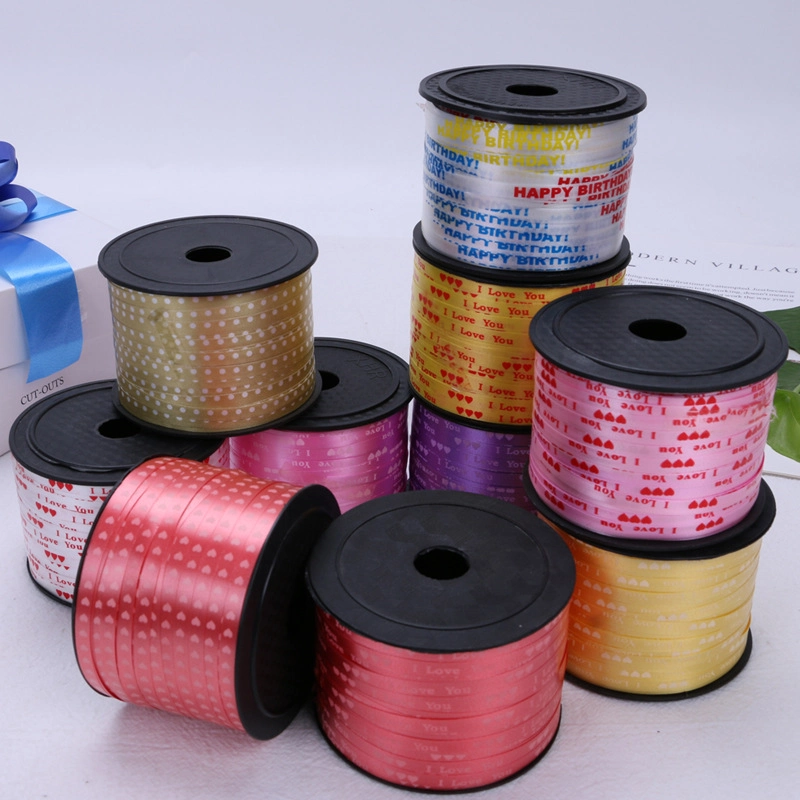 Ruy băng nhựa bản 0.5mm x 100yard cột bóng, gói quà ảnh 9