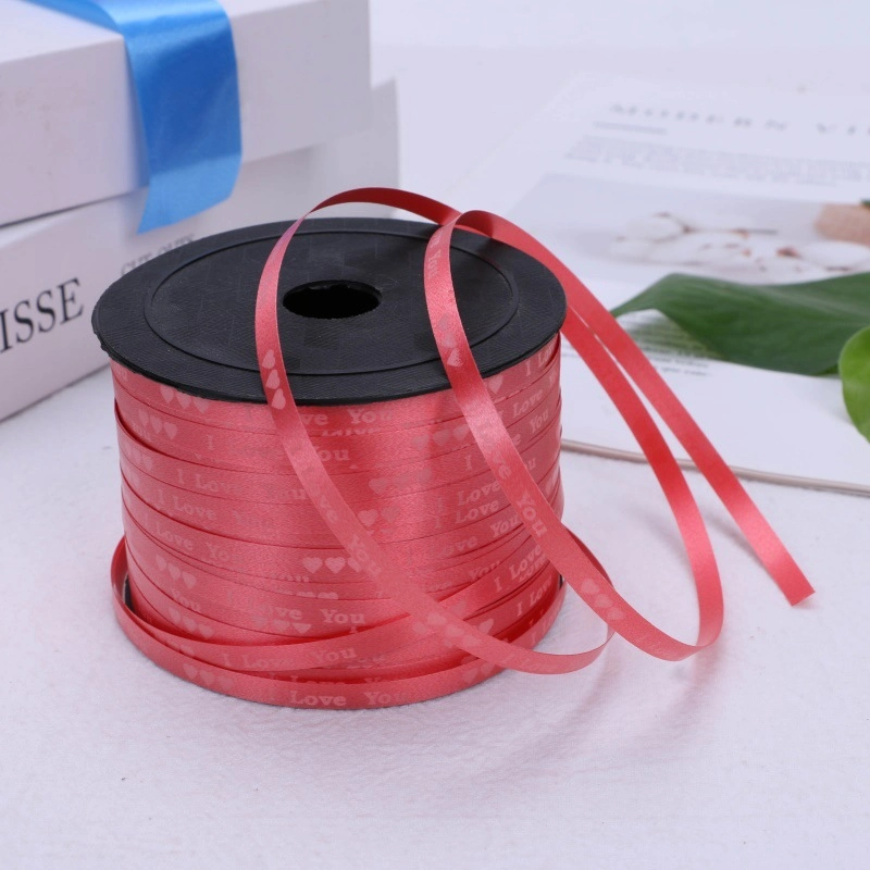 Ruy băng nhựa bản 0.5mm x 100yard cột bóng, gói quà ảnh 10