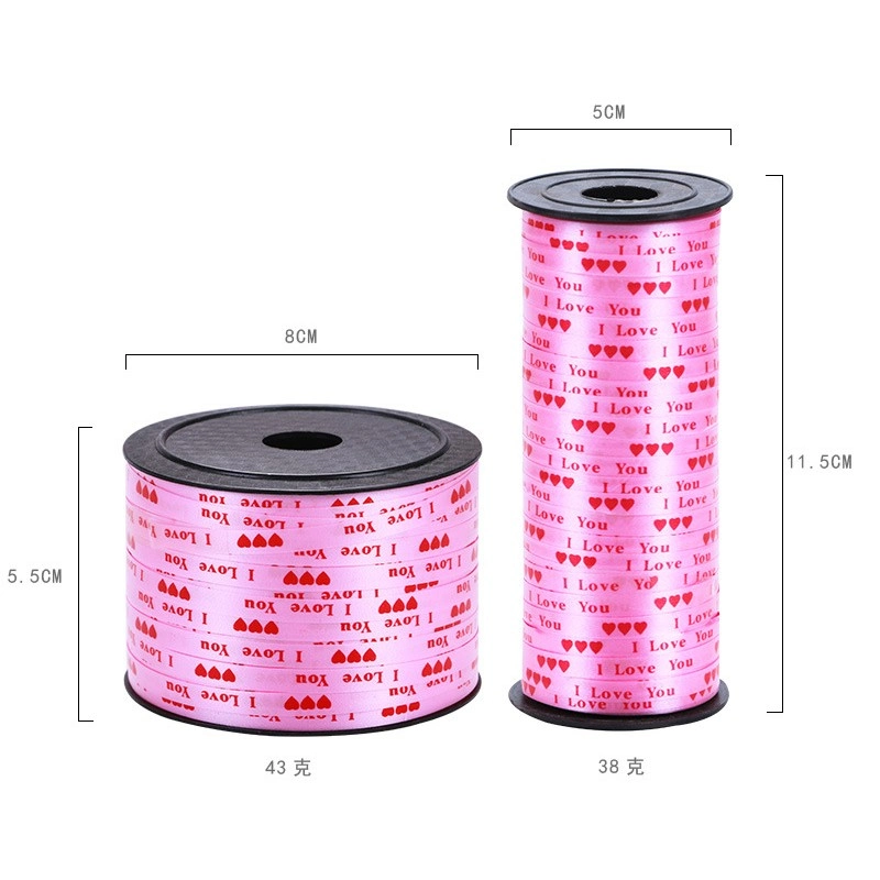 Ruy băng nhựa bản 0.5mm x 100yard cột bóng, gói quà ảnh 3