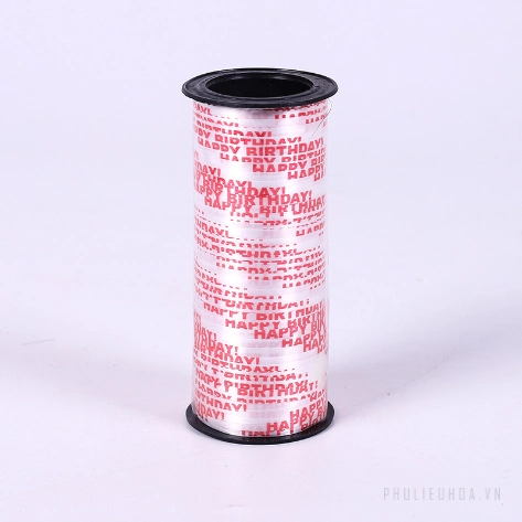 Ruy băng nhựa bản 0.5mm x 100yard cột bóng, gói quà ảnh 12