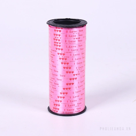 Ruy băng nhựa bản 0.5mm x 100yard cột bóng, gói quà ảnh 13