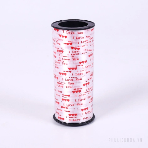 Ruy băng nhựa bản 0.5mm x 100yard cột bóng, gói quà ảnh 14