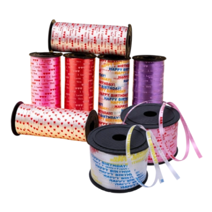 Ảnh sản phẩm Ruy băng nhựa bản 0.5mm x 100yard cột bóng, gói quà 1
