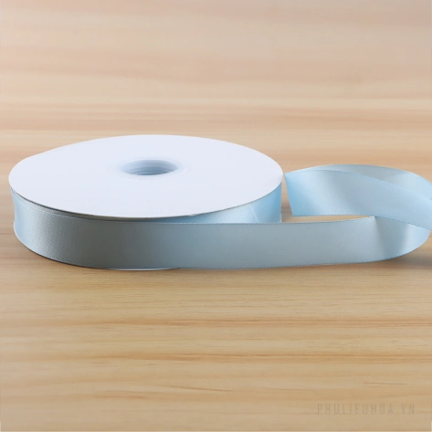 Cuộn ruy băng lụa trơn lớn 2,5cm x 80yard gói hoa buộc quà và trang trí sự kiện ảnh 19