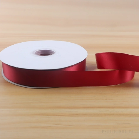 Cuộn ruy băng lụa trơn lớn 2,5cm x 80yard gói hoa buộc quà và trang trí sự kiện ảnh 21